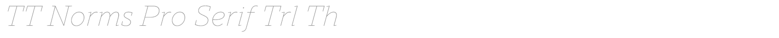 TT Norms Pro Serif font preview